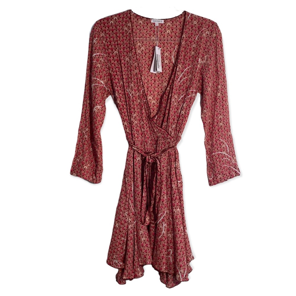Poupette St Barth Elise long sleeves mini dress size S
